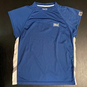 Men's Everlast Muscle T-shirt, blue with white stripe - Size L
